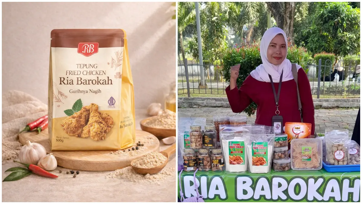 UMKM Ria Barokah milik Jufriyah yang sukses berkat LinkUMKM BRI