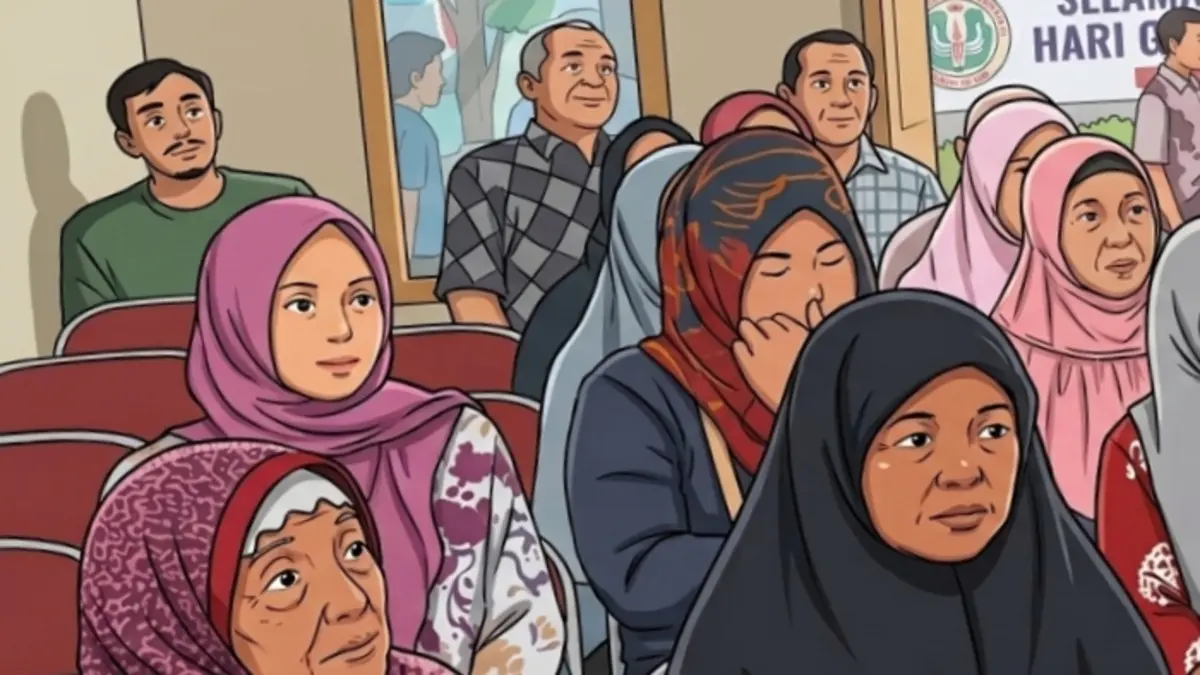 Ilustrasi pencairan bansos untuk lansia. (YouTube Kemensos RI/Diolah oleh Gemini AI) 