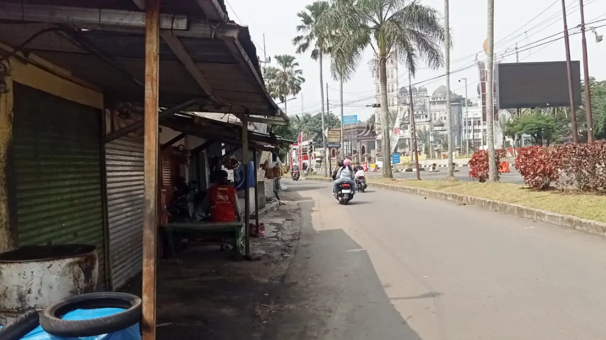 Kecamatan Ciawi Kabupaten Bogor menjadi salah satu wilayah yang masuk dalam program penataan kawasan Puncak. (Septi N/Radar Bogor)