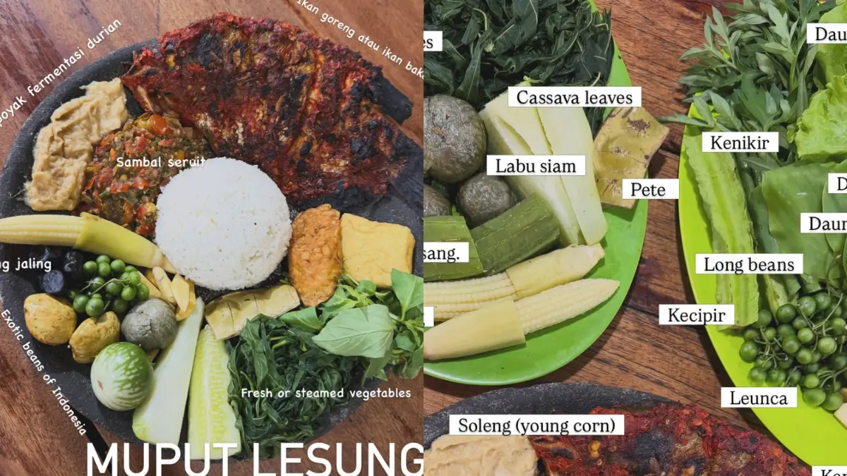 Menu di Sambal Seruit Buk Lin, salah satu kuliner hits di Lampung. Foto: Instagram @seruit.buklin
