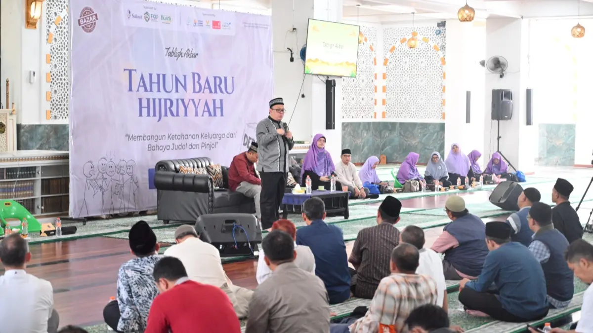 Tabligh Akbar Tahun Baru 1448 Hijriah digelar SALIMAG Kota Bogor di Masjid Ibn Khaldun UIKA. (Dok. SALIMAH Kota Bogor)
