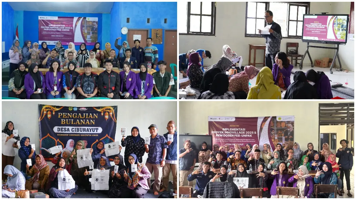 Kegiatan PKM di Desa Ciburayut, Kabupaten Bogor oleh Dosen FEB Unpak.