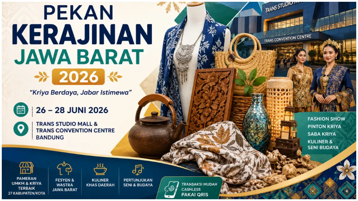Ilustrasi Pekan Kerajinan Jawa Barat 2026.