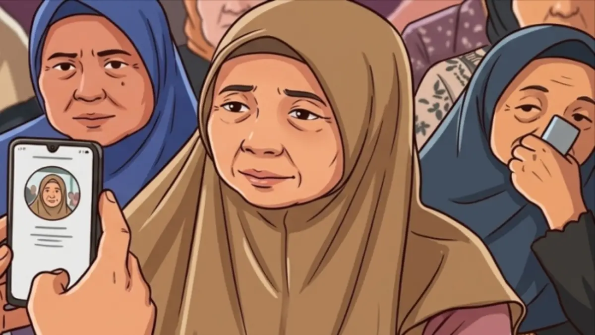 Ilustrasi penebalan bansos bagi KPM Desil 1-4. (Instagram @kemensosri/Diolah oleh Gemini AI) 