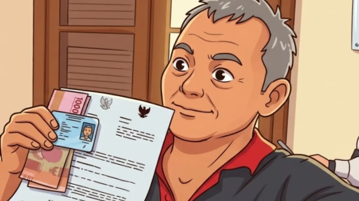 Ilustrasi penyaluran bansos KPM PKH dan BPNT. (YouTube Kemensos RI/Diolah oleh Gemini AI) 