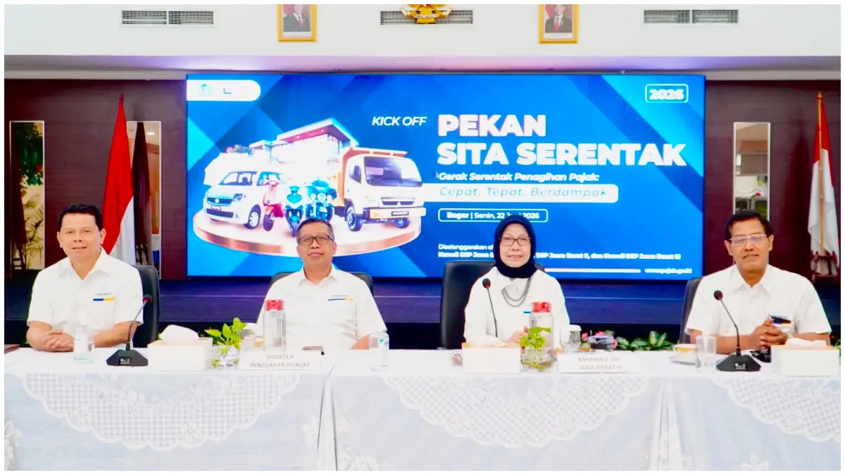 Kanwil DJP Jawa Barat III melaksanakan Pekan Sita Serentak DPK se-Provinsi Jawa Barat.
