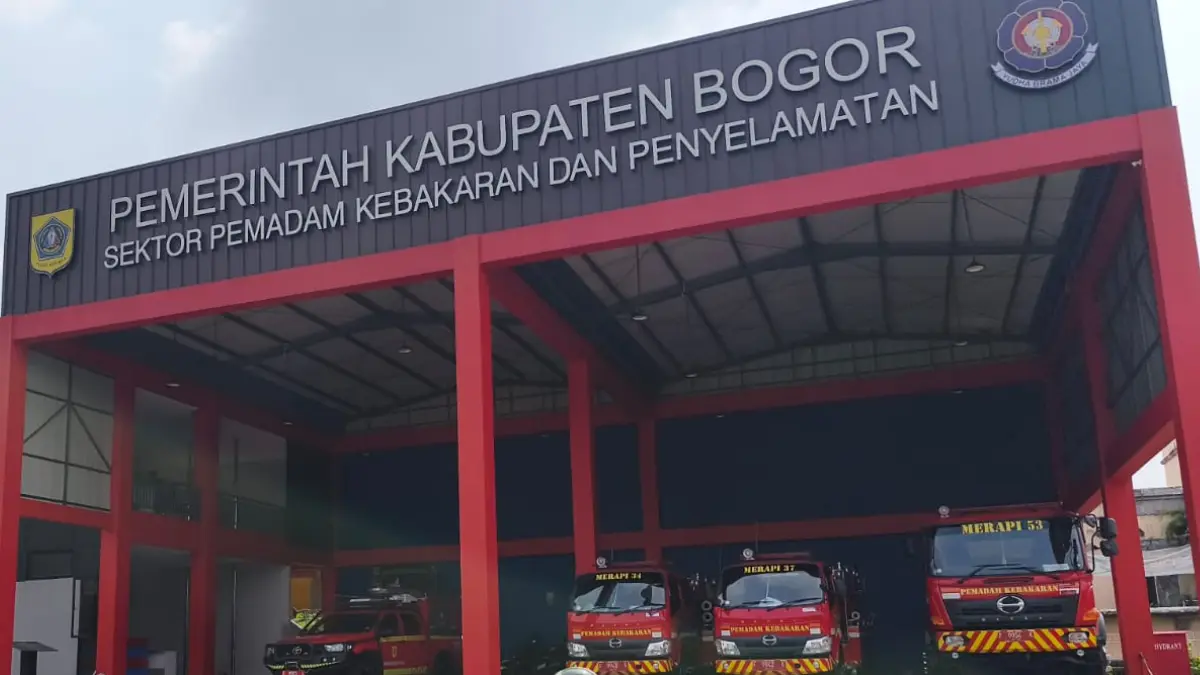 Pos Pemadam Kebakaran (Damkar) Sektor Sentul City siaga melayani warga. (Dok. Sentul City)