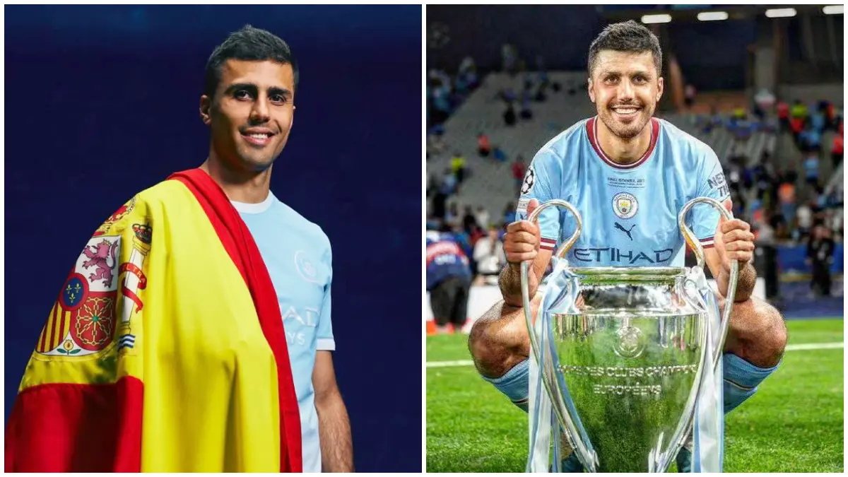 Rodri masih menjadi jantung permainan City, namun masa depannya di Etihad Stadium kini dipertanyakan. (Foto: Instagram/@mancity, x/@cityreport)