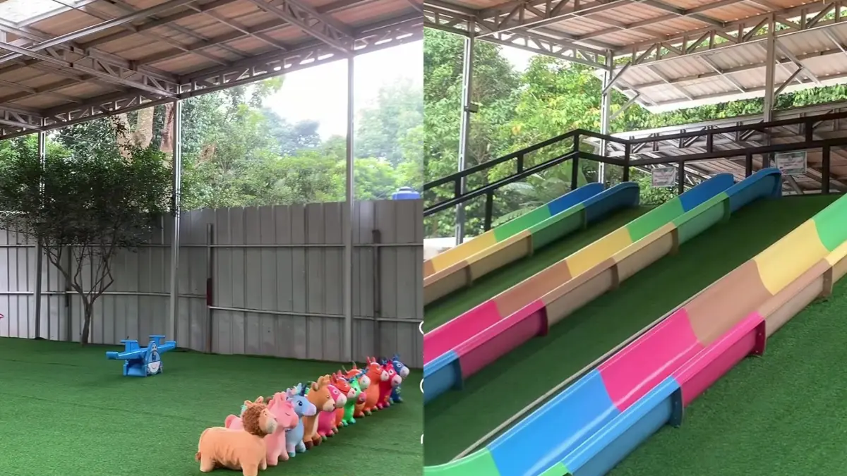 Salah satu wahana di Taman Sari Forest Bekasi. (Foto: Instagram&nbsp;@tamansariforest)