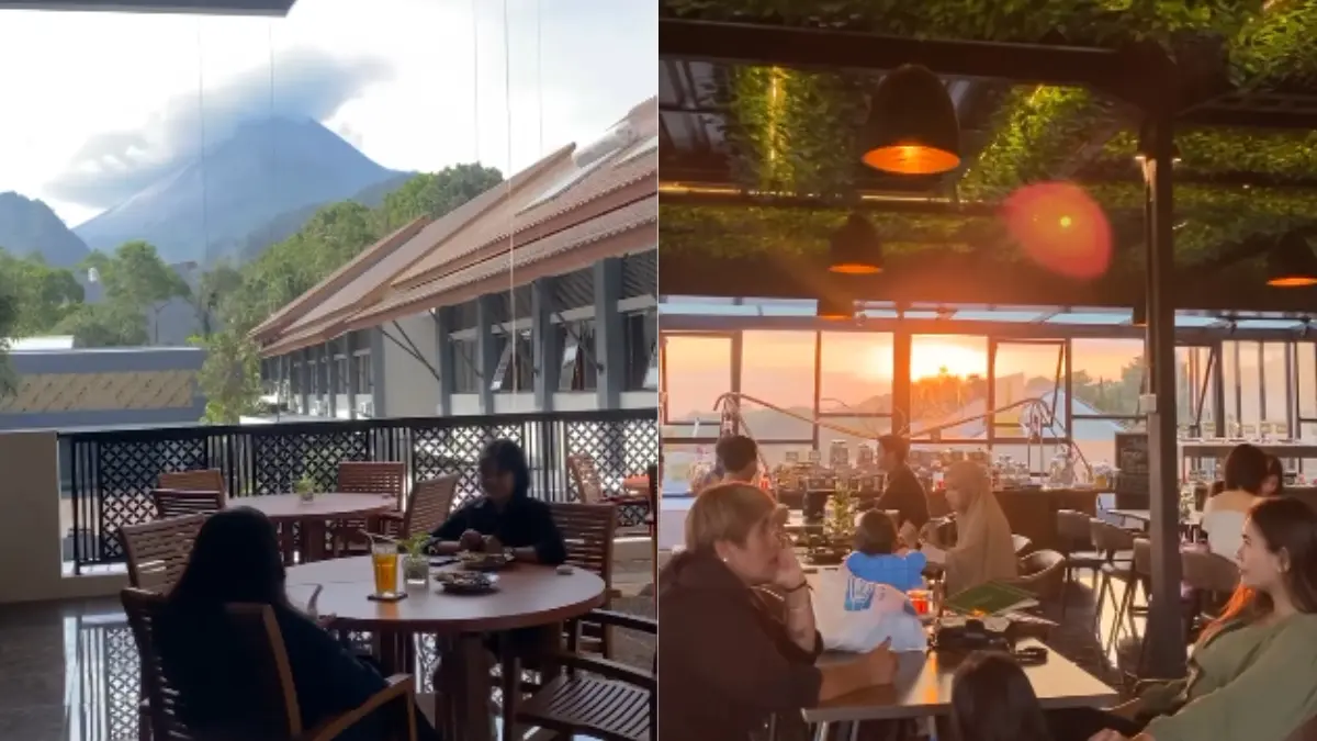 Suasana di Kahyangan Terrace Kaliurang. (Foto: Instagram @kahyangan_terrace)