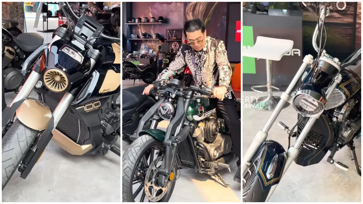 Tiga Motor sultan Viral di PRJ 2026. (Foto : YouTube: Cang Zainal)