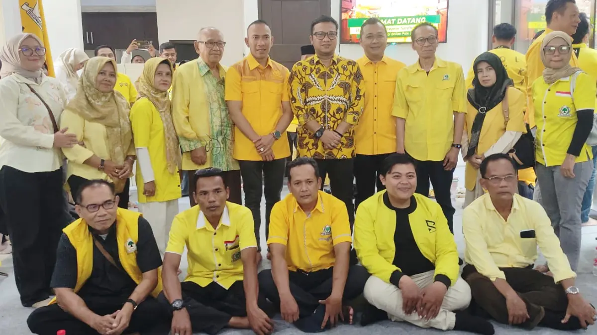 DPD Partai Golkar Kota Bogor menggelar silaturahmi dan tasyakuran. (Fikri/Radar Bogor)