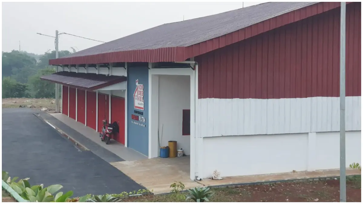 Gerai Koperasi Merah Putih Kelurahan Pakansari, Cibinong, Kabupaten Bogor. (Foto : Billy/Radar Bogor)