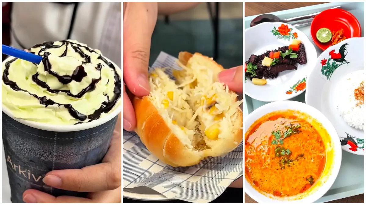 Menu makanan yang menggiurkan lidah dari kafe Arkive dan warung Teteh Perkasa. (Foto: Instagram @bogoreatery)
