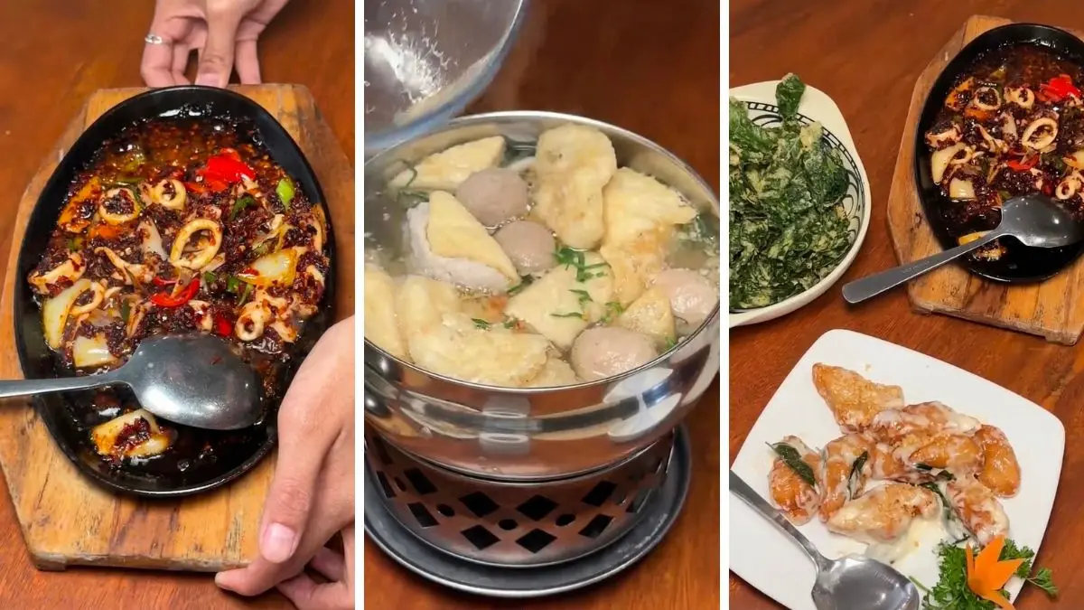 Menu-menu dari Tjendana Bistro yang menggiurkan untuk para pecinta kuliner. (Foto: YouTube Juan Owen)