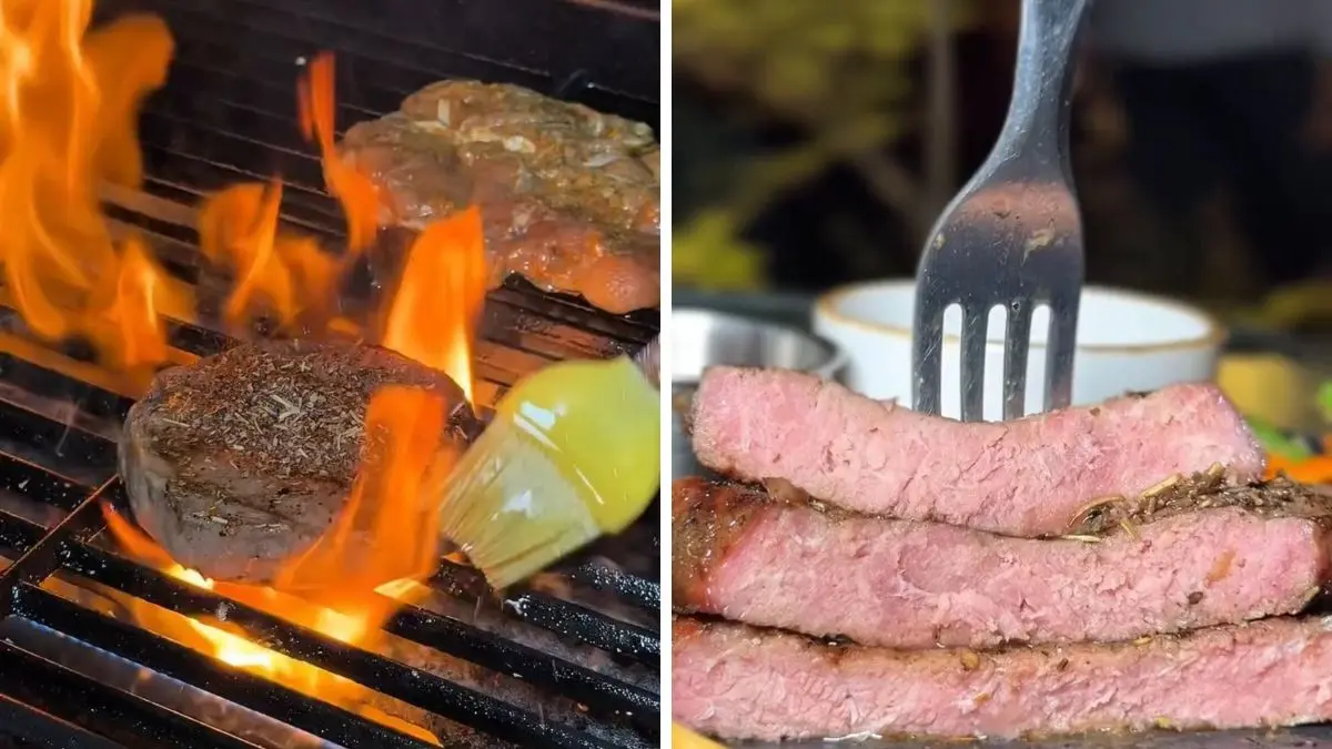 Menu steak premium terbaru di Palum Point Bogor. (Foto: Instagram @lasmiwey)