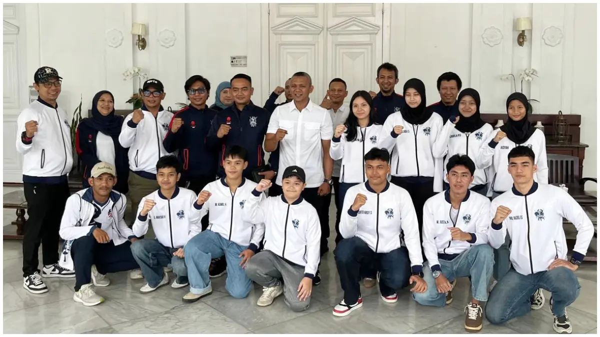 18 atlet anggar Kota Bogor akan mengikuti NS Matrix Fencing Festival 2026 di Malaysia. (Foto : Humas IKASI Kota Bogor)&nbsp;