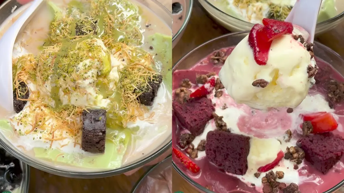 Dessert viral dan unik di Kelor Tiga Coffee and Plants. (Foto: Instagram @cemalcemilbogor)