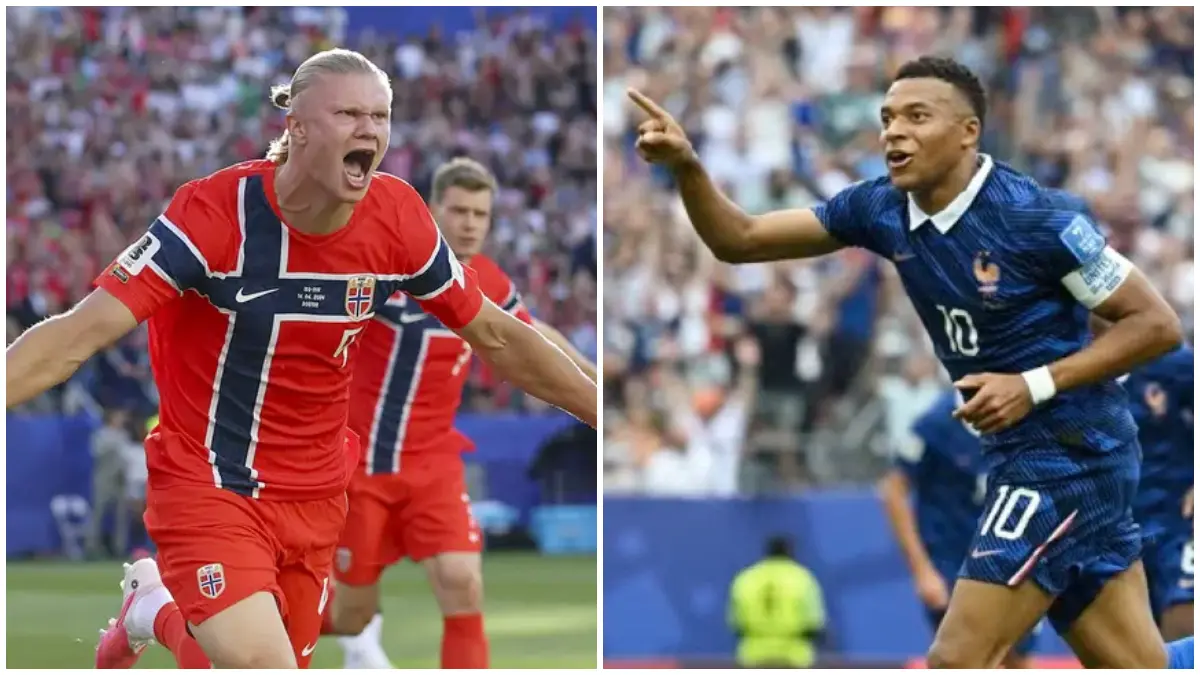 Duel Erling Haaland versus Kylian Mbappe jadi sorotan saat Prancis menghadapi Norwegia pada laga Grup I Piala Dunia 2026.