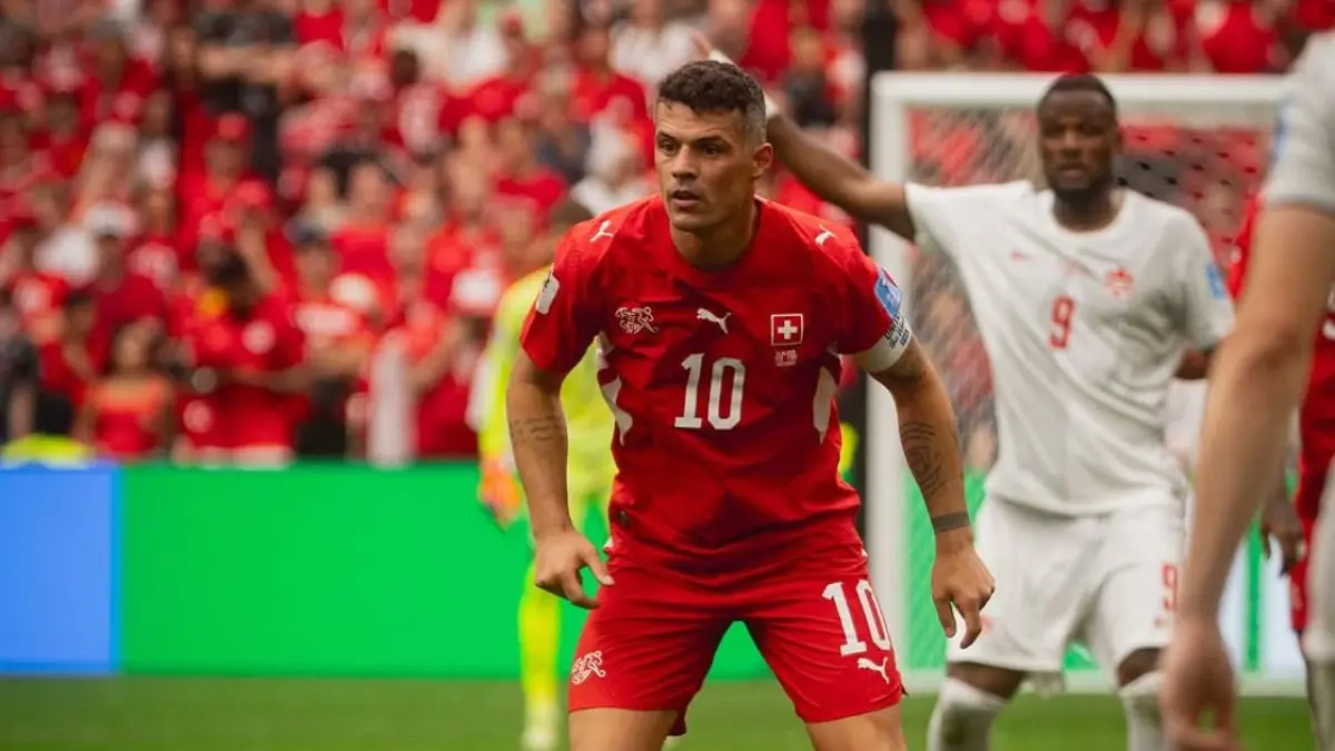 Swiss berhasil memuncaki klasemen Grup B Piala Dunia 2026 setelah membekuk Kanada dengan skor tipis 2-1. (Foto : Instagram Timnas Swiss)