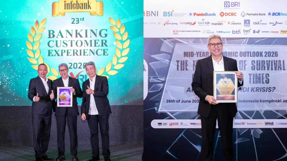 Bank bjb meraih sejumlah penghargaan bergengsi dalam ajang 23rd INFOBANK-MRI Banking Service Excellence Appreciation 2026. (Dok. Bank bjb)