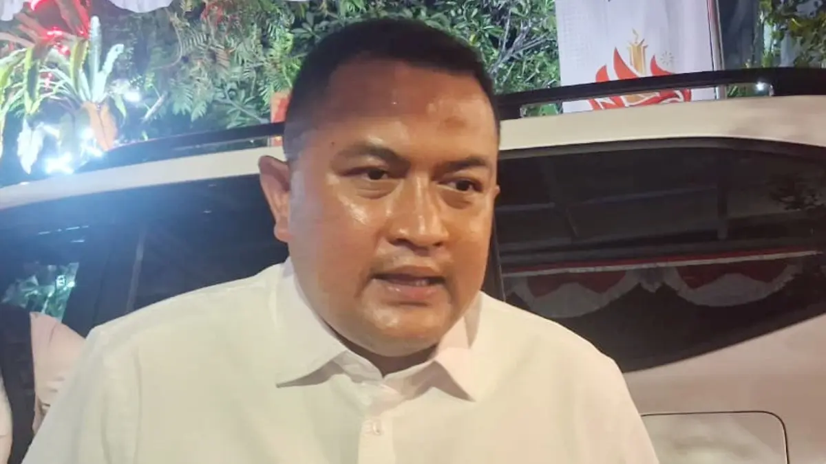 Bupati Bogor Rudy Susmanto saat menyampaikan keterangan. (Muhammad Ali/Radar Bogor)