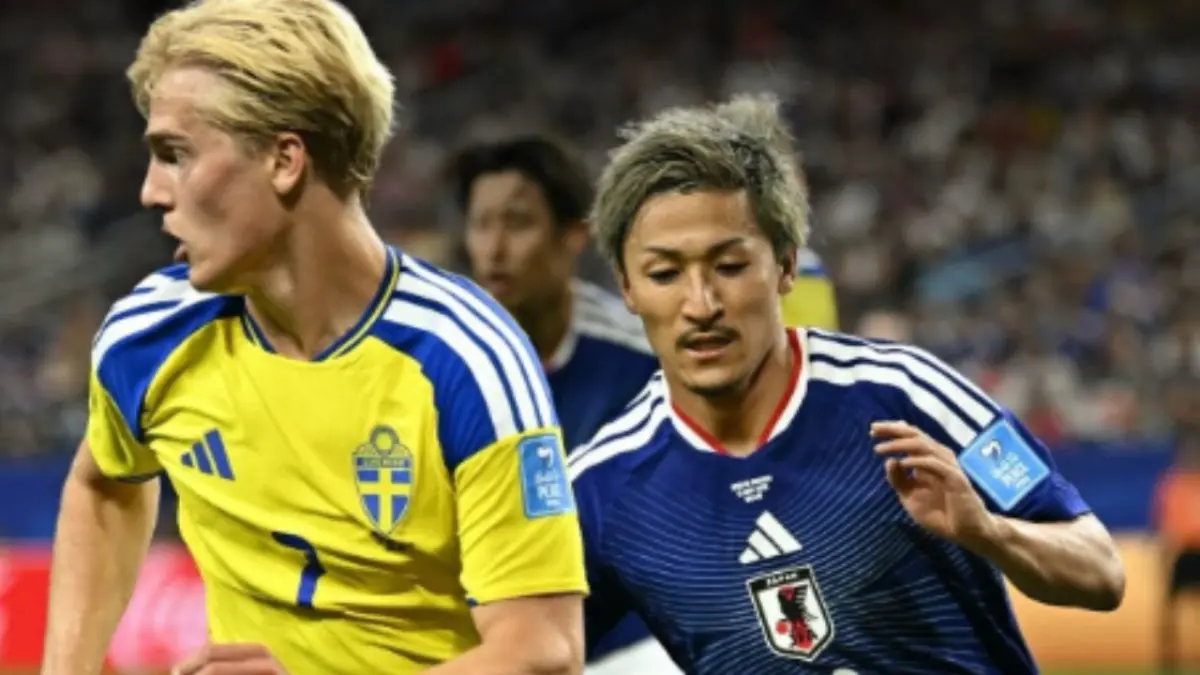 Jepang ditahan imbang 1-1 oleh Swedia pada laga terakhir Grup F Piala Dunia 2026. (Foto : FIFA)