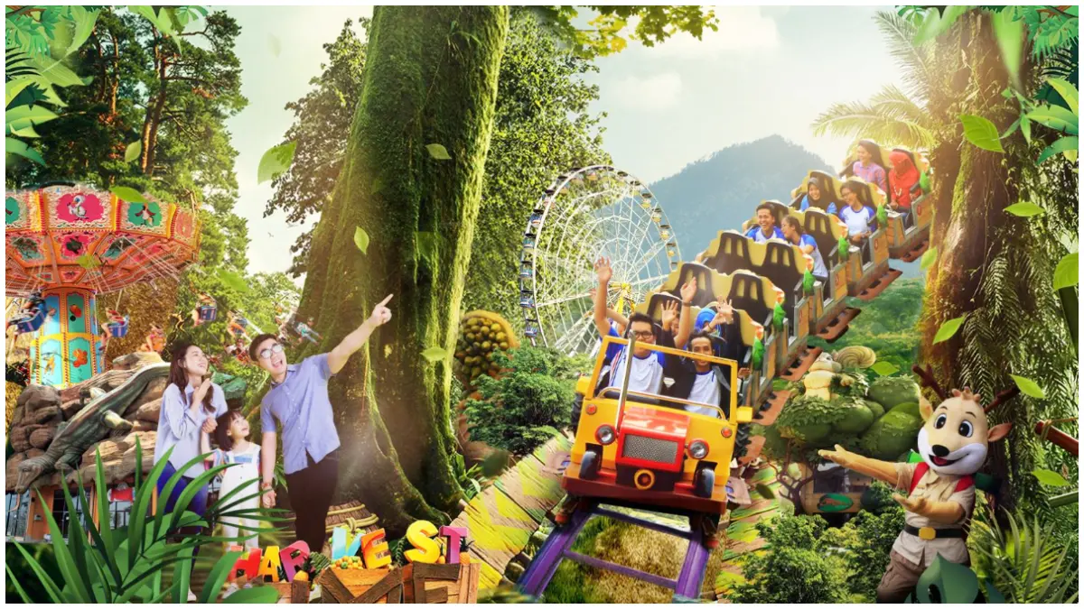 Liburan sekolah seru di Jungleland Sentul Bogor.