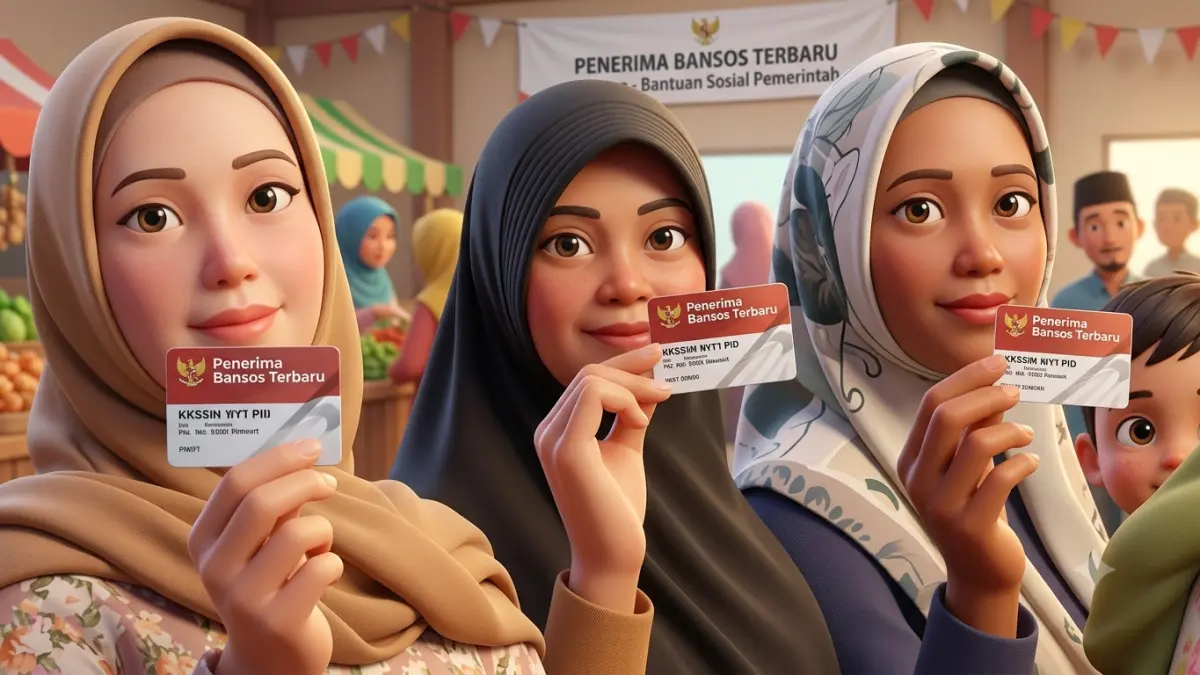 Ilustrasi KKS bansos tarik saldo bantuan. (YouTube Pusdatin Kesos/Diolah oleh Gemini AI) 