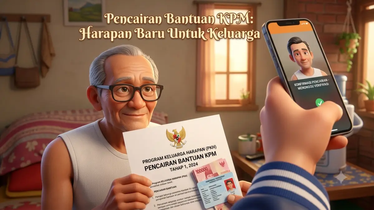 Ilustrasi KPM bansos menerima bantuan jelang akhir tahap 2. (Instagram @kemensosri/Diolah oleh Gemini AI) 