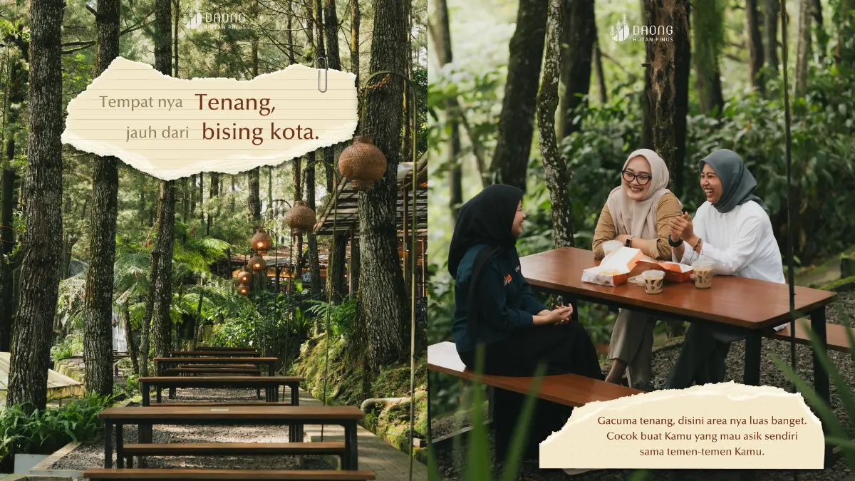 Cafe Kopi Daong, salah satu kafe alam di Bogor. Foto: Instagram @kopidaong.id
