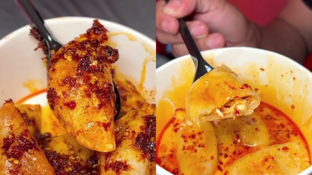 Cireng isi Gemoy Kuliner Jajanan murah di Bogor. (Foto: Instagram @aderahmatkuliner) 