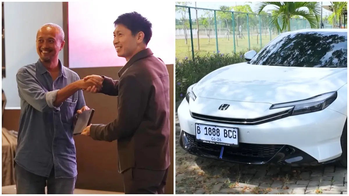 Pemilik pertama Honda Prelude Hybrid di Indonesia. (Foto : YouTube: Fitra Eri)