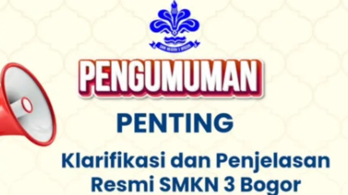 SMKN 3 Bogor menjelaskan sejumlah hal salah satunya terkait isu seragam. (Instagram @smkn3bogor.official)