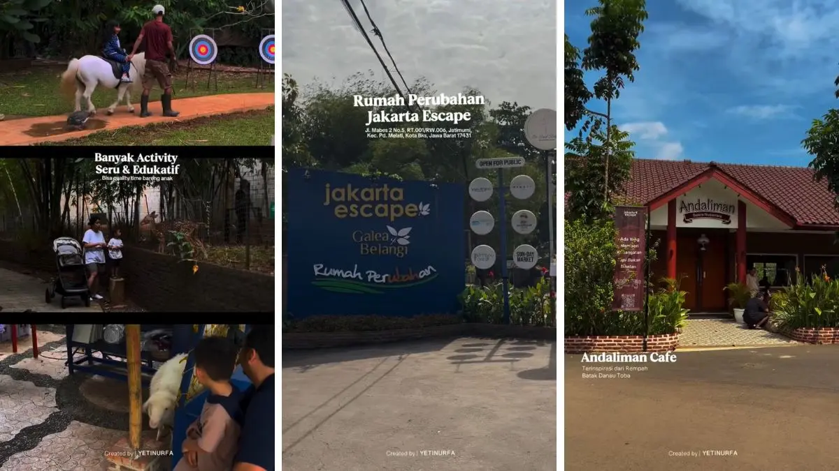 Suasana di Rumah Perubahan Jakarta Escape (Foto: Instagram @yetinurfa)