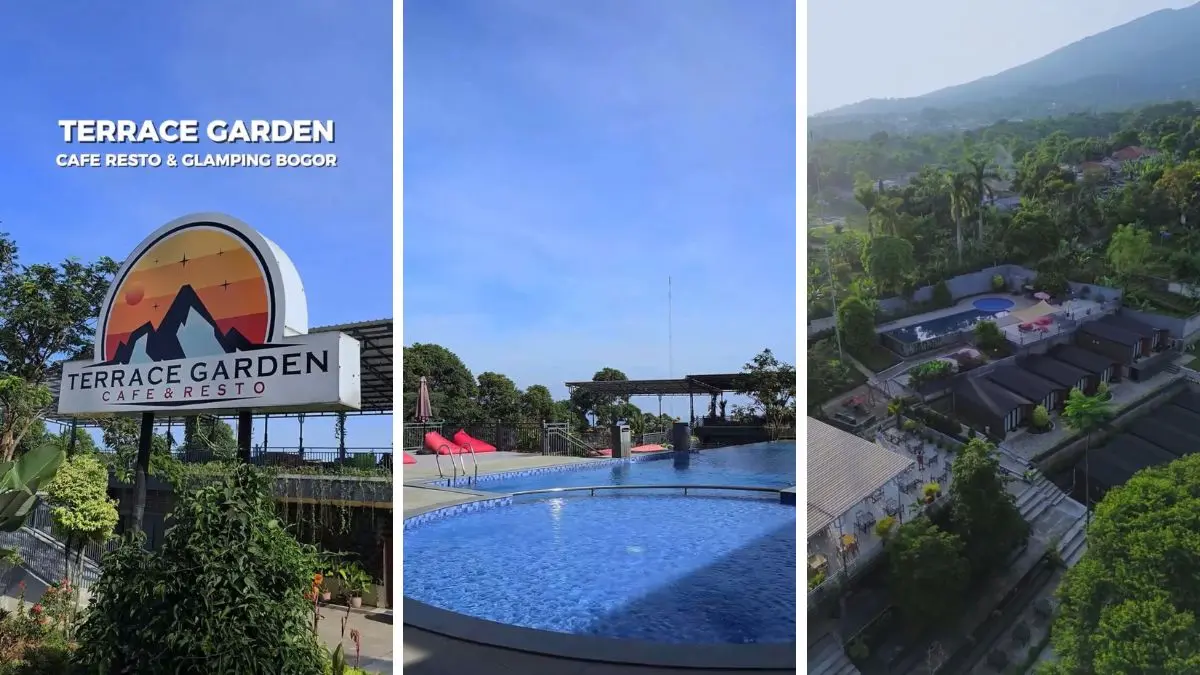 Suasana Terrace Garden Cafe, Resto dan Glamping di kawasan Ciapus, Bogor (Foto: Instagram @terrace.garden.bgr)