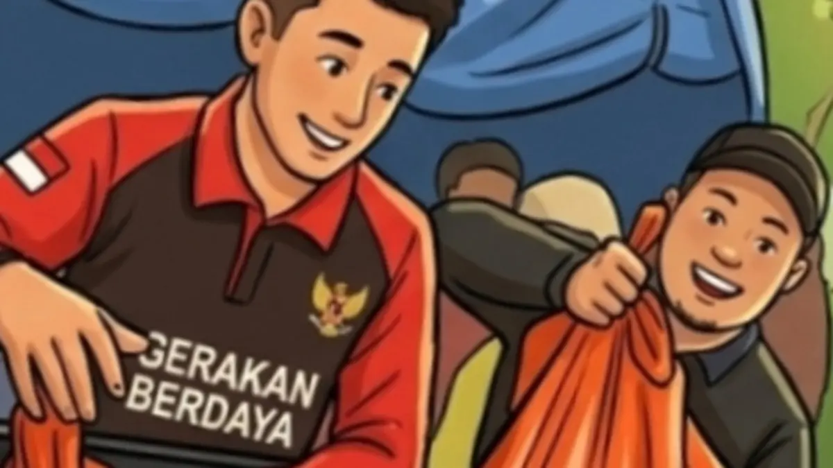 Ilustrasi penyaluran bansos ke KPM. (YouTube Kemensos RI/Diolah oleh Gemini AI) 