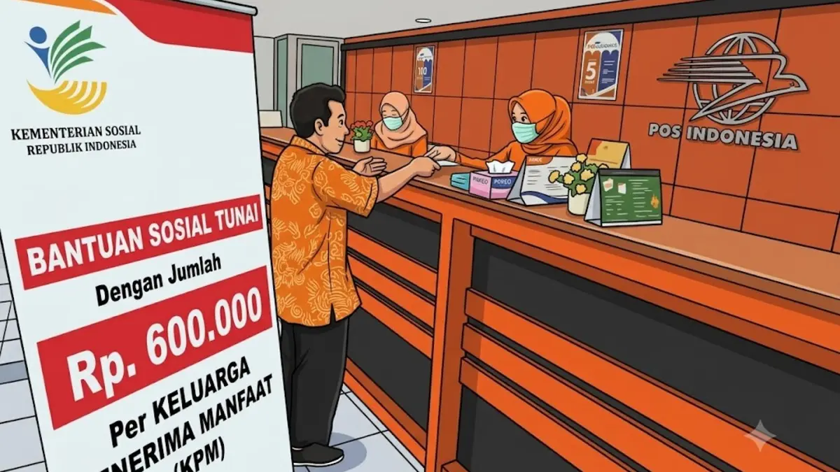 Ilustrasi penyaluran bansos melalui PT Pos (posindonesia.co.id)