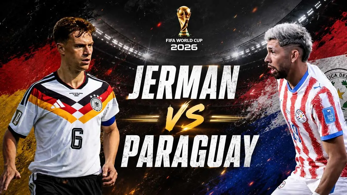 Jerman akan menghadapi Paraguay pada babak 32 besar Piala Dunia 2026.