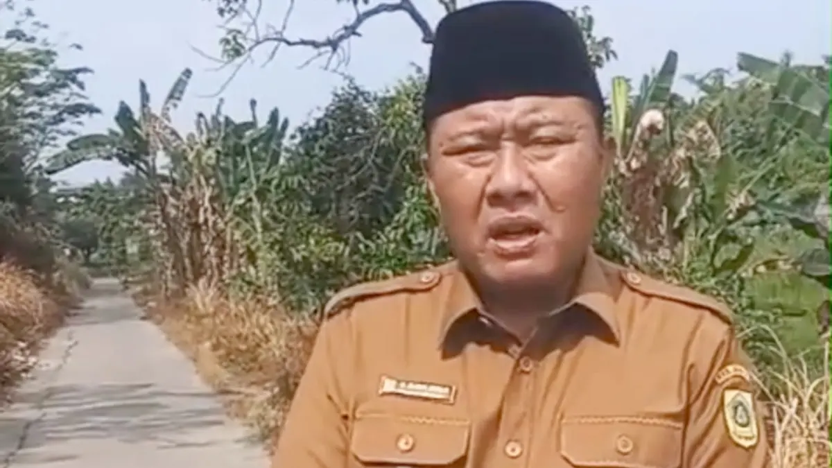 Kepala Desa Kabasiran, Parung Panjang, Jajang Atmaja tengah mendorong pengembang perumahan Sentraland Paradise untuk membuka akses baru menuju Stasiun Parung Panjang.(Dok. Kades Kabasiran)