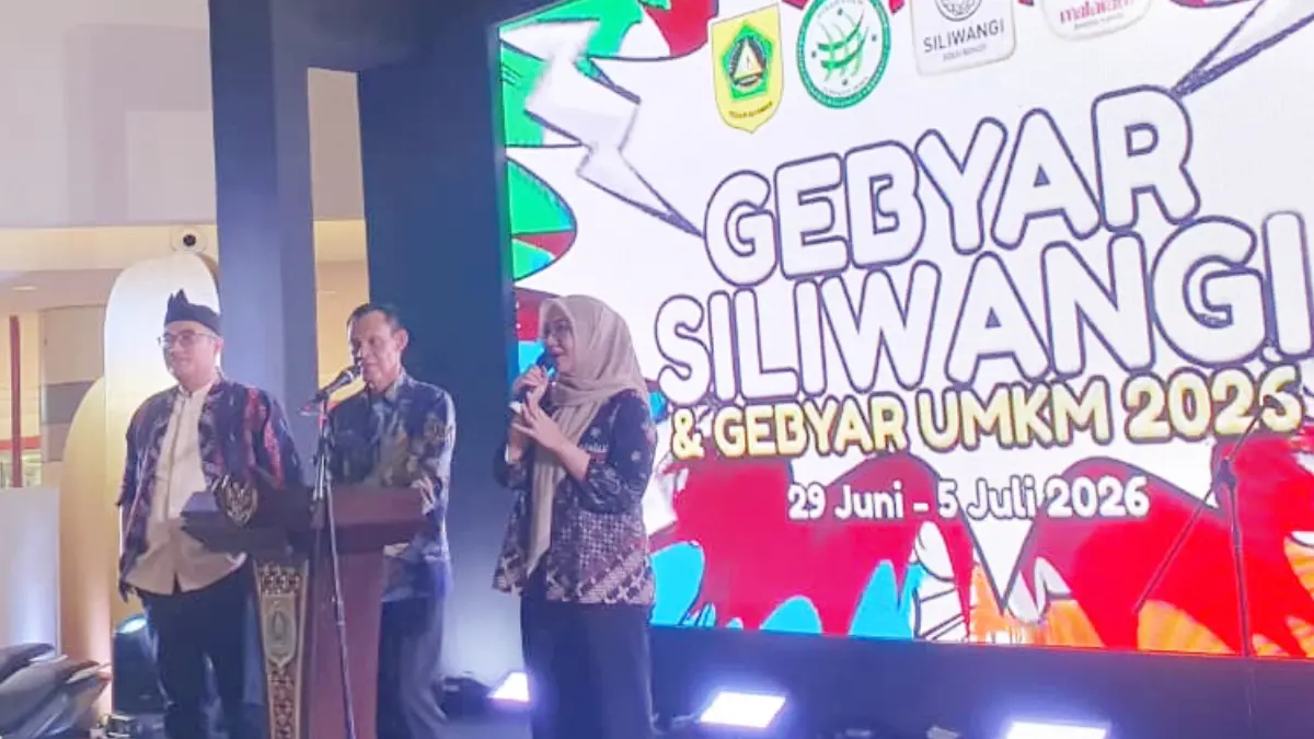 Wakil Bupati Bogor Ade Ruhandi (Jaro Ade) saat membuka Gebyar Siliwangi dan UMKM di Cibinong City Mall, Cibinong, Senin, 29 Juni 2026. (Billy/Radar Bogor)