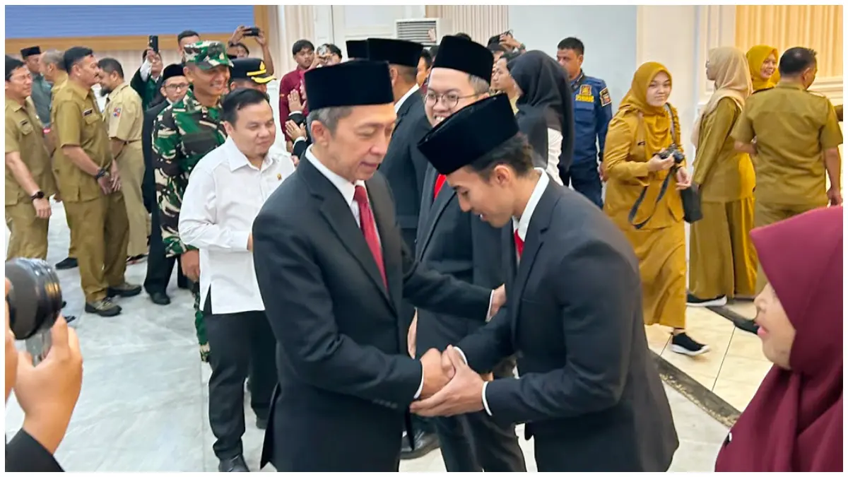 Pelantikan tiga jabatan pimpinan tinggi di Balaikota Bogor Selasa 30 Juni 2026.