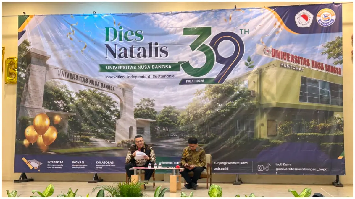 Perayaan Dies Natalis UNB Bogor. (Foto : Fauzan/Radar Bogor)