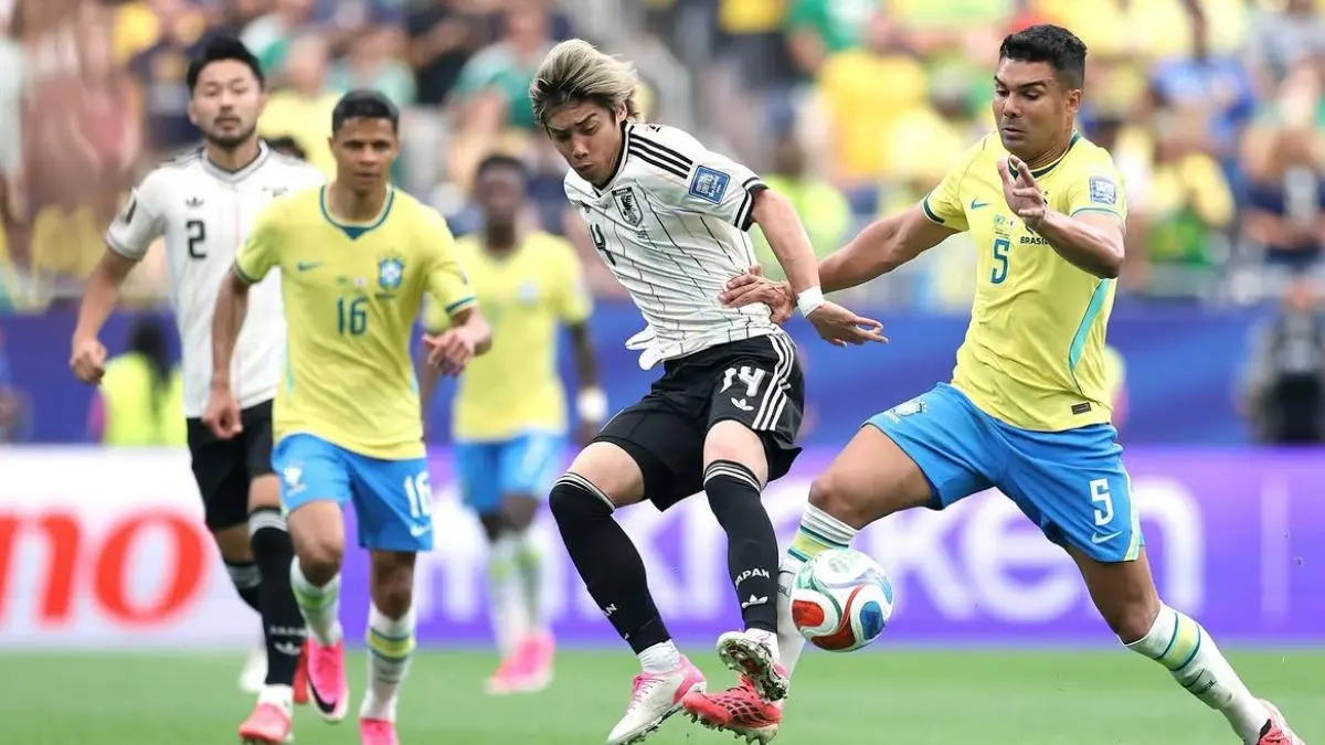 Pertandingan Brasil vs Jepang pada Babak 32 Besar Piala Dunia 2026. (Foto: Instagram @japanfootballassociation)