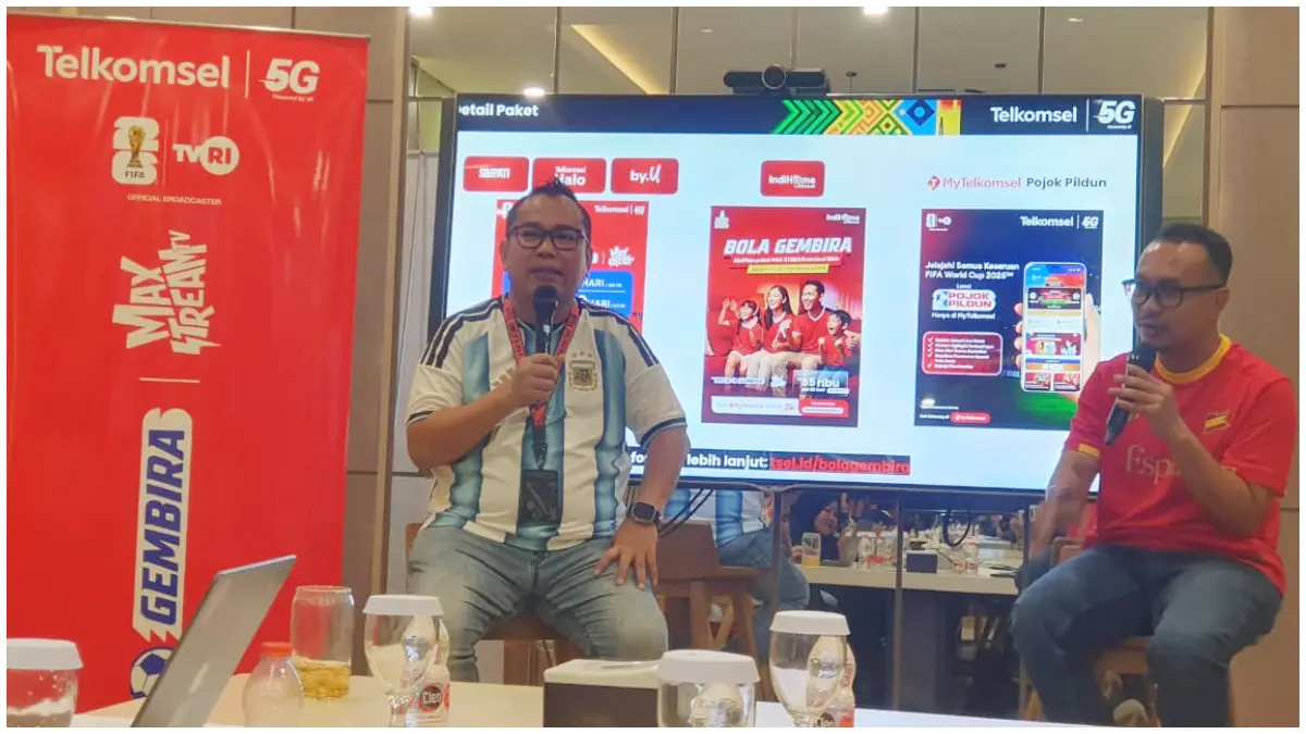 Nonton Piala Dunia 2026 dengan Paket Bola Gembira MAXStream TV dari Telkomsel.