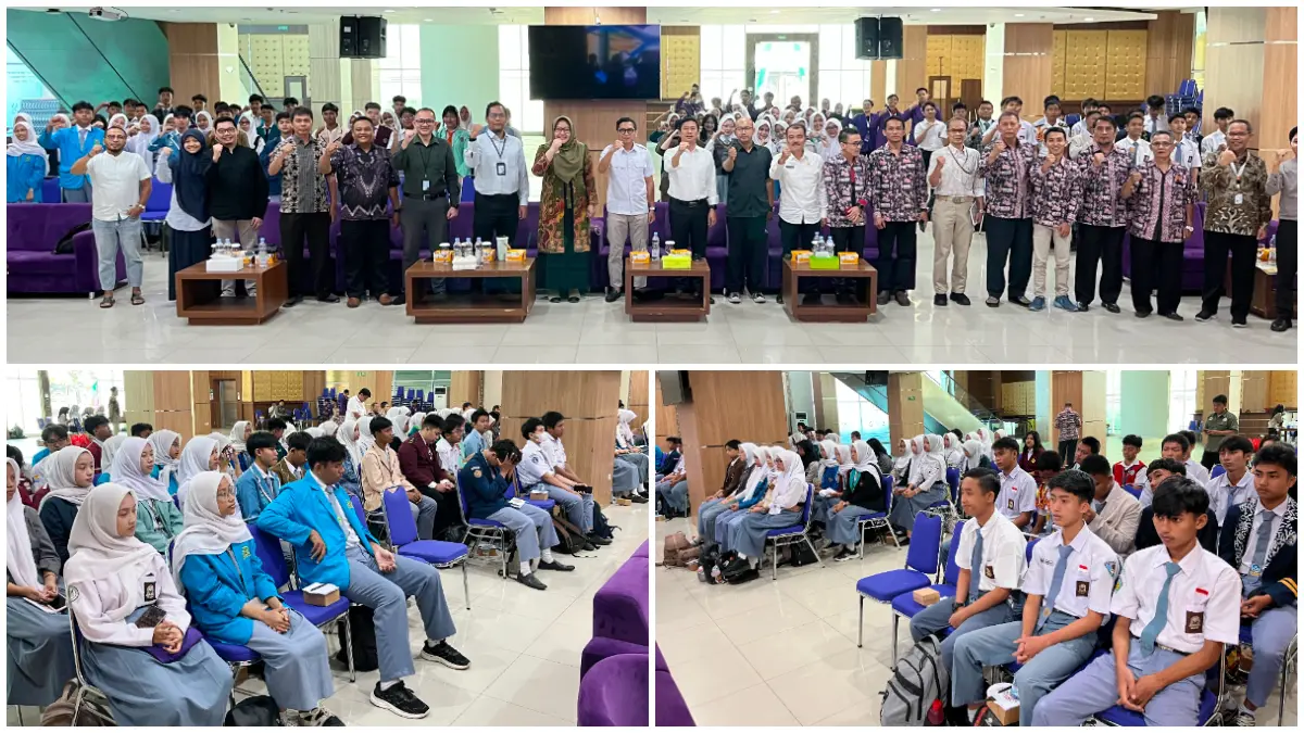 Pelatihan Manajemen Organisasi Siswa SMK Kota Bogor 2026 di Graha Pakuan Siliwangi (GPS) Unpak Bogor yang diikuti pengurus dan ketua OSIS.  (Foto: Aziz/Radar Bogor)
