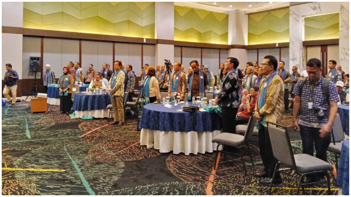 Pengukuhan pengurus baru ASBENINDO periode 2026-2031 di IPB International Convention Center Bogor. (Foto: Fikri/Radar Bogor)