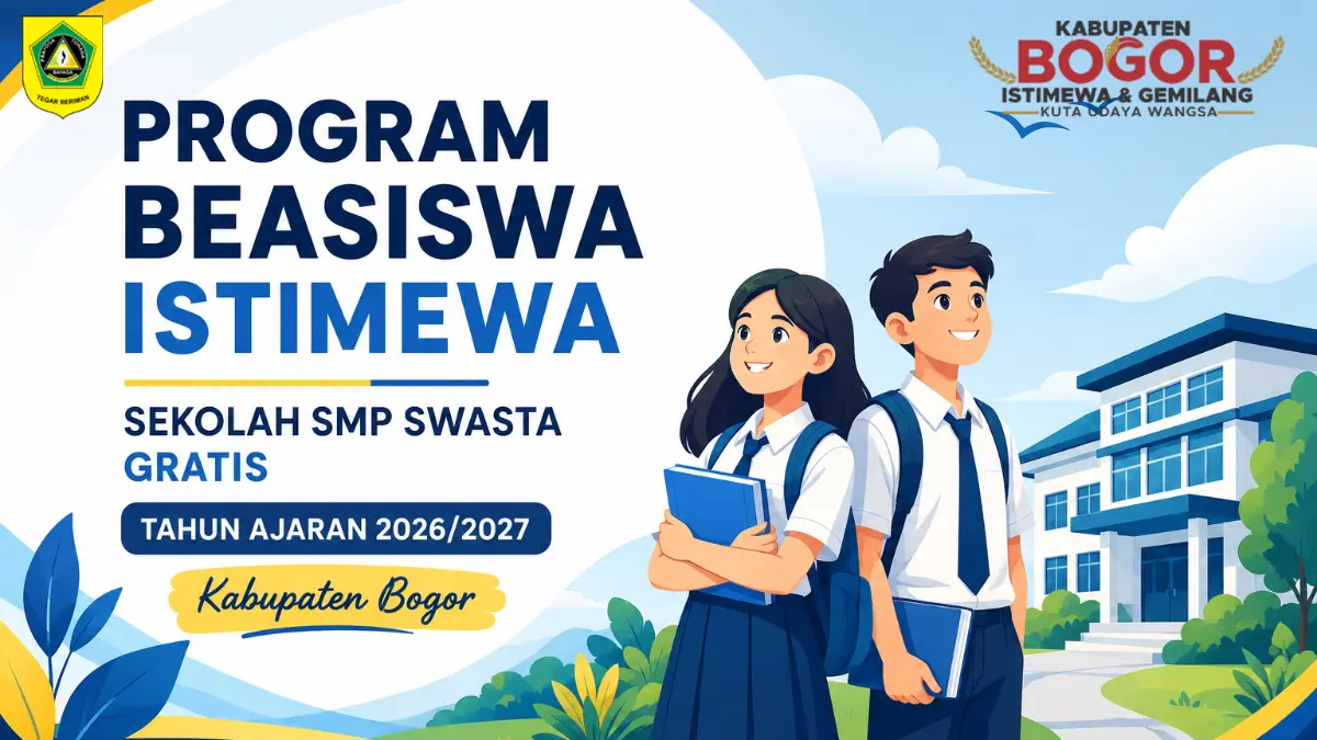 Kabupaten Bogor punya Beasiswa Istimewa untuk siswa kurang mampu. Foto: Dinas Pendidikan