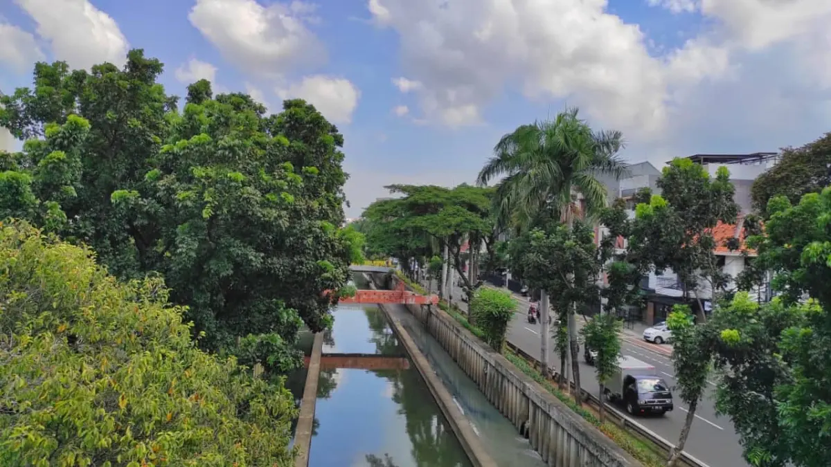 Lokasi gembok cinta di Jakarta. Foto: Instagram