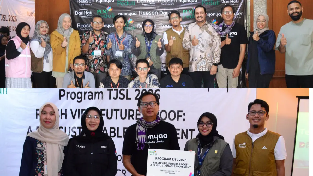 PLN UPT Bogor mempercepat realisasi Program Green Laundry Hub Nyonyaa Laundry. (Dok. PLN)